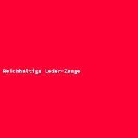 Reichhaltige Leder-Zange