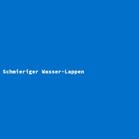 Schmieriger Wasser-Lappen