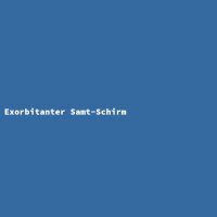 Exorbitanter Samt-Schirm