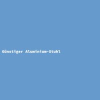 Günstiger Aluminium-Stuhl