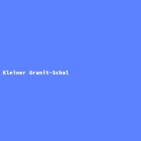 Kleiner Granit-Schal