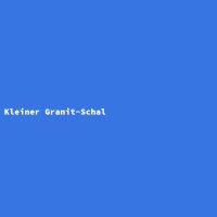 Kleiner Granit-Schal