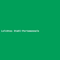 Leichtes Stahl-Portemonnaie