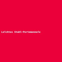 Leichtes Stahl-Portemonnaie