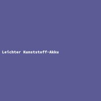 Leichter Kunststoff-Akku