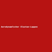 Aerodynamischer Elastan-Lappen