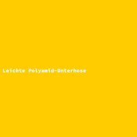 Leichte Polyamid-Unterhose