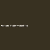 Adrette Beton-Unterhose