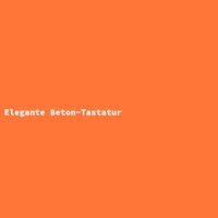Elegante Beton-Tastatur