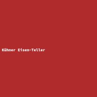 Kühner Eisen-Teller