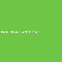 Harter Wasser-Luftreiniger