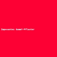 Imposantes Gummi-Pflaster
