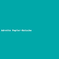 Adrette Papier-Rutsche