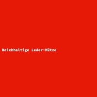 Reichhaltige Leder-Mütze