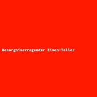 Besorgniserregender Eisen-Teller