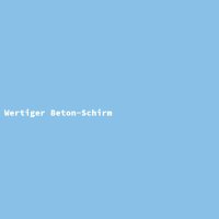 Wertiger Beton-Schirm