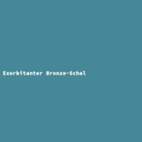 Exorbitanter Bronze-Schal