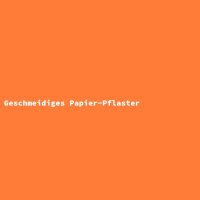 Geschmeidiges Papier-Pflaster