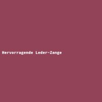 Hervorragende Leder-Zange