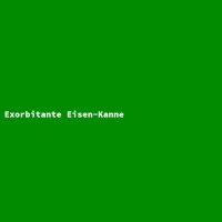 Exorbitante Eisen-Kanne